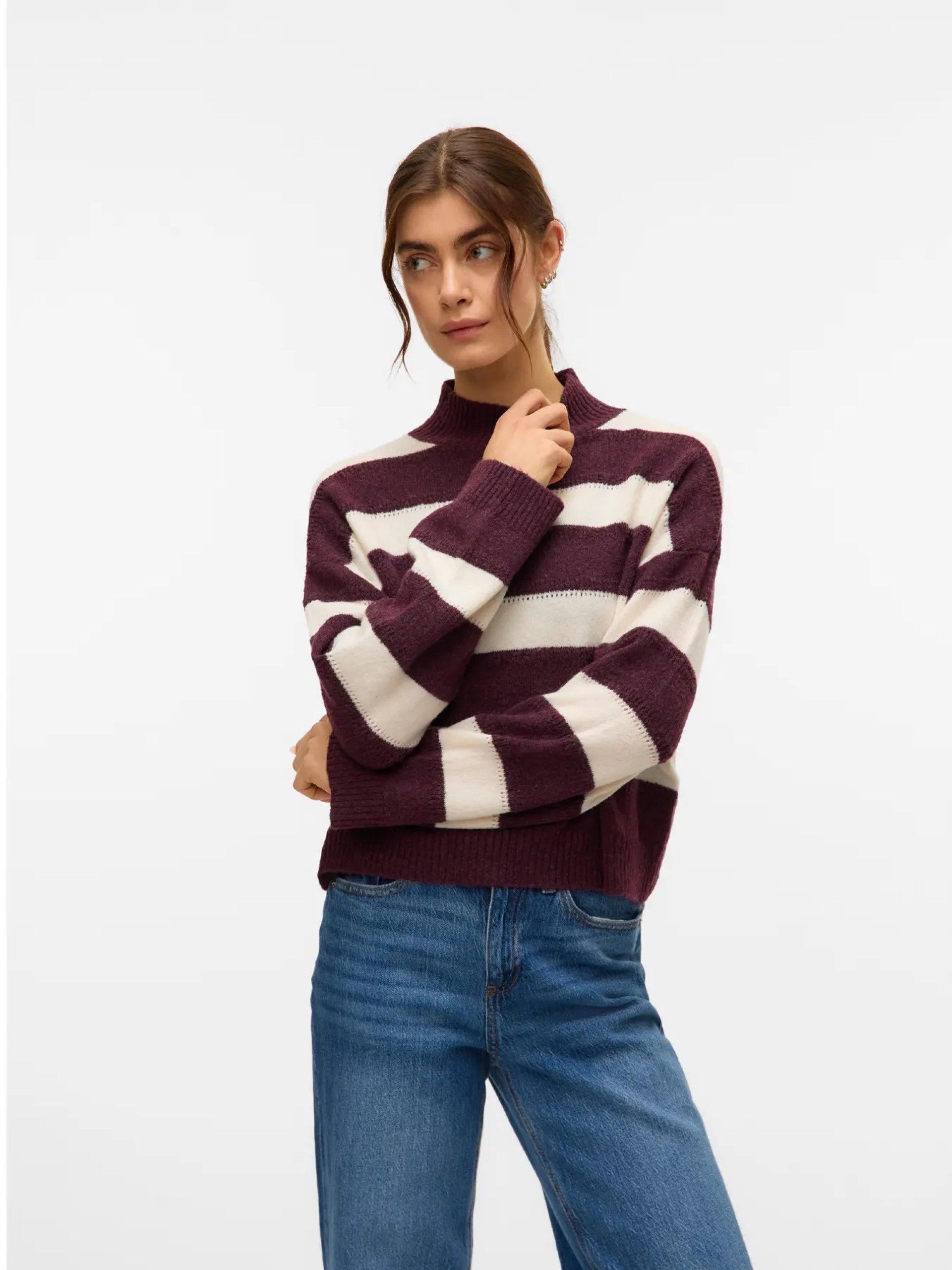 Camisola Mulher INEZ Curta M/Gola VERO MODA