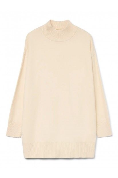 Camisola Mulher Gola Alta GOLD ART Long VERO MODA