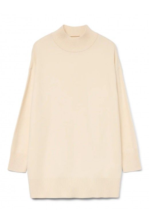 Camisola Mulher Gola Alta GOLD ART Long VERO MODA Camisola Mulher Gola Alta GOLD ART Long VERO MODA