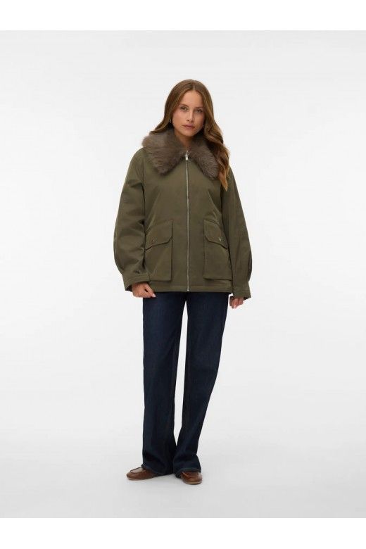 Casaco Mulher Curto G/Pelo SEOUL VERO MODA Casaco Mulher Curto G/Pelo SEOUL VERO MODA