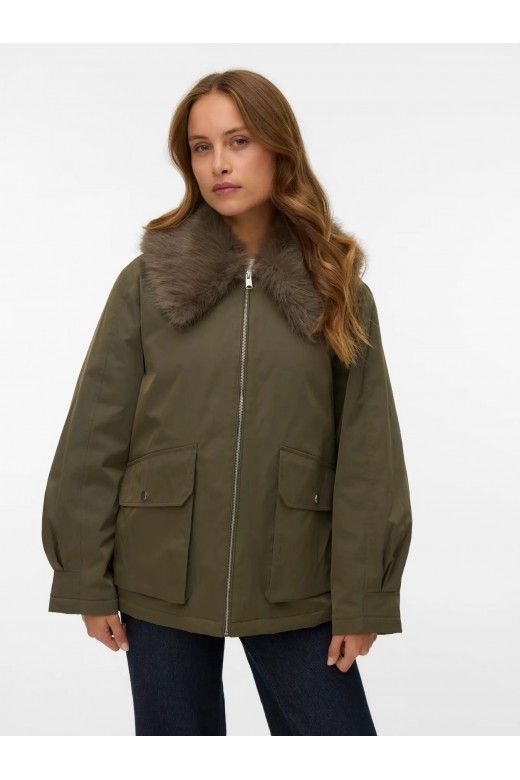Casaco Mulher Curto G/Pelo SEOUL VERO MODA Casaco Mulher Curto G/Pelo SEOUL VERO MODA