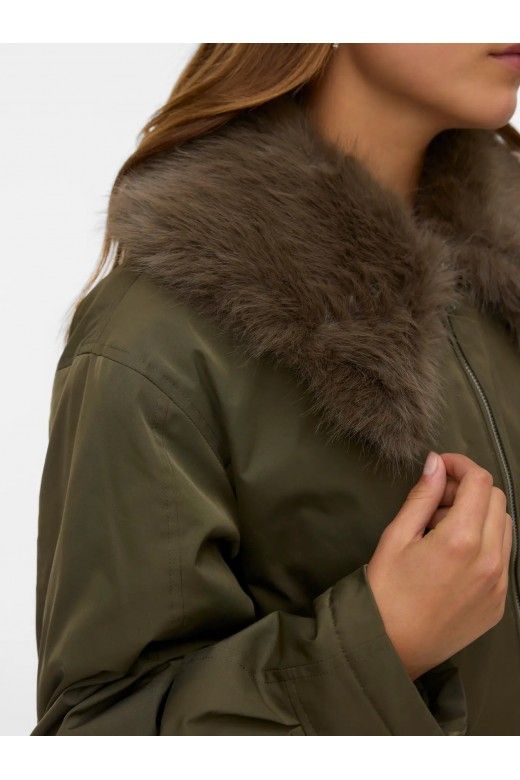 Casaco Mulher Curto G/Pelo SEOUL VERO MODA Casaco Mulher Curto G/Pelo SEOUL VERO MODA