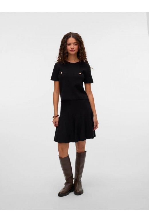 Saia Malha Curta KRISTIN Pregas Vero Moda