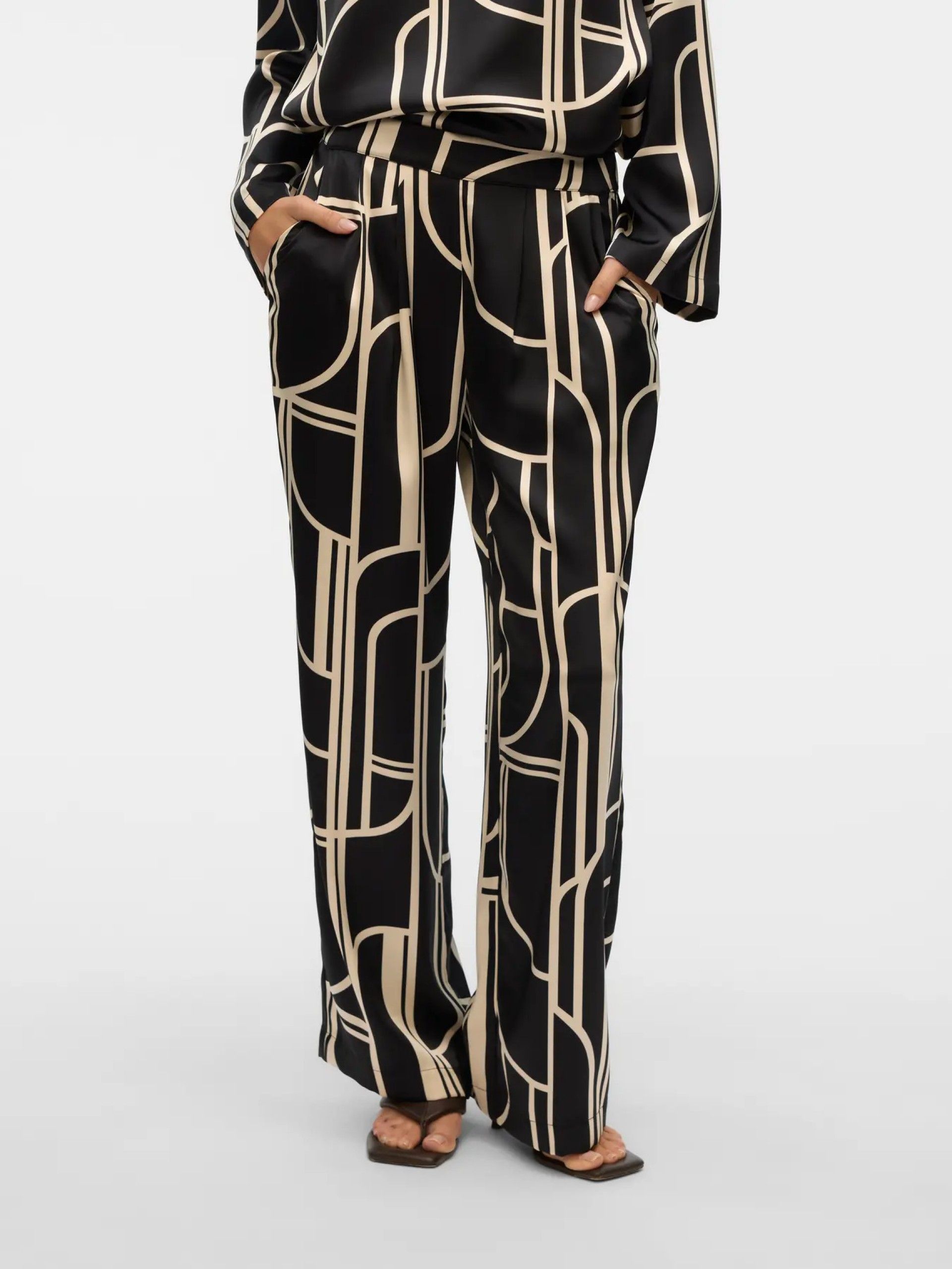 Calça Mulher HADLEY MW Print VERO MODA