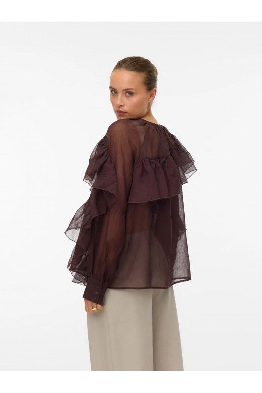 Top SABRINA Folhos VERO MODA