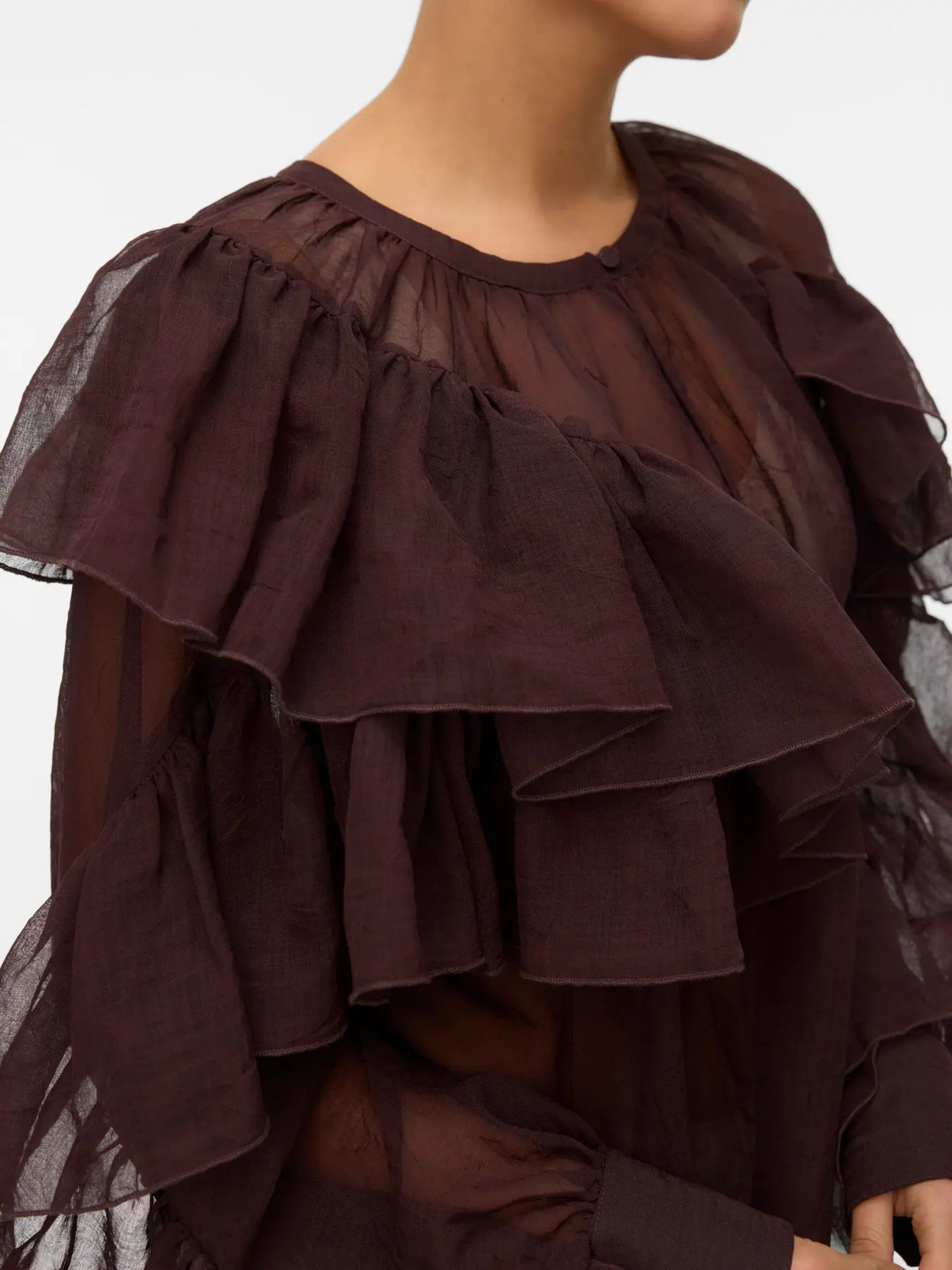 Top SABRINA Folhos VERO MODA