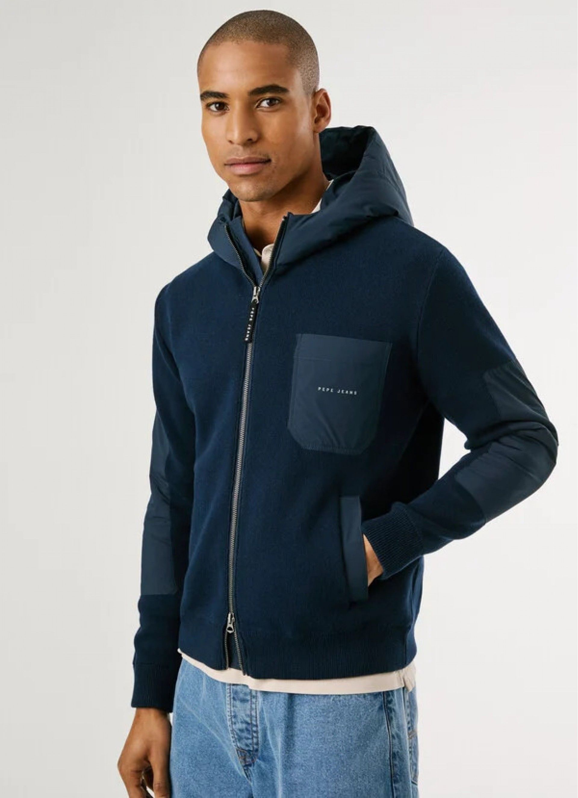 Casaco Malha Zip PIERCE HOODIE PM7000028 Pepe Jeans