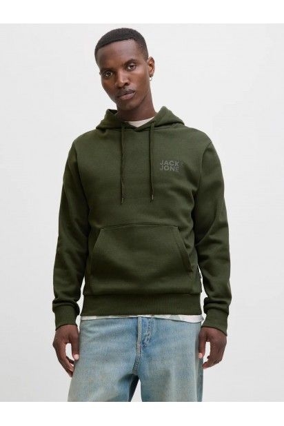 Sweat Homem Capuz CORP Logo Jack Jones