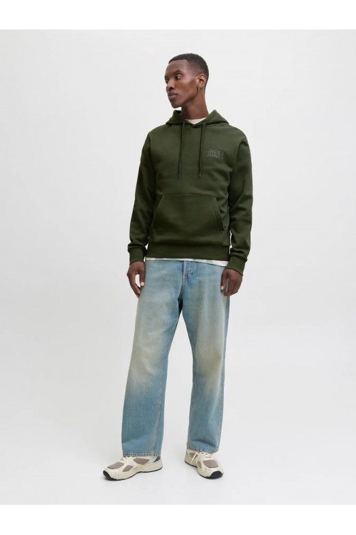 Sweat Homem Capuz CORP Logo Jack Jones