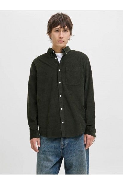 Camisa Comfort Fit em Bombazina Jack  Jones