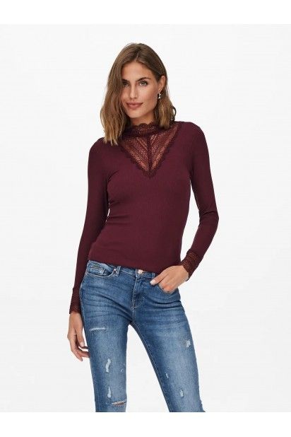 Top Mulher TILD JRS LACE ONLY