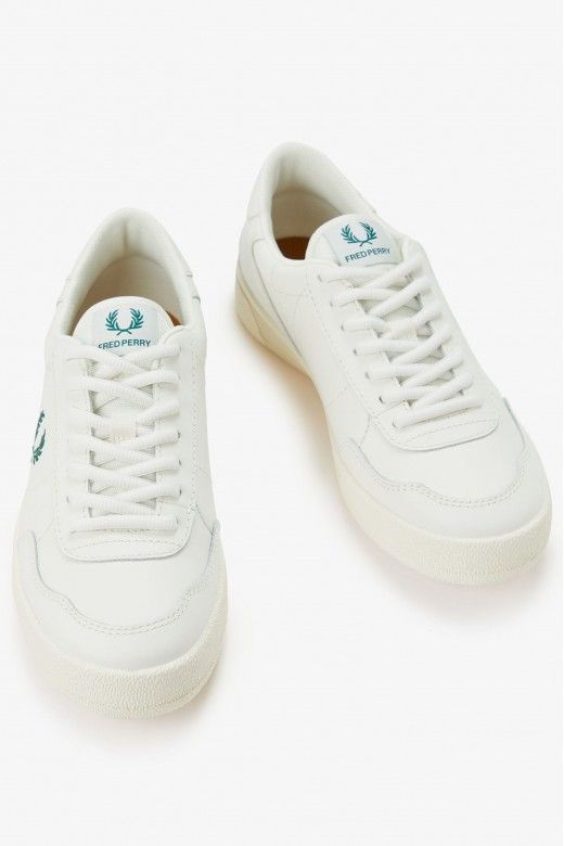 Sapatilhas FRED PERRY Leather Light Ecru B1324 Sapatilhas FRED PERRY Leather Light Ecru B1324