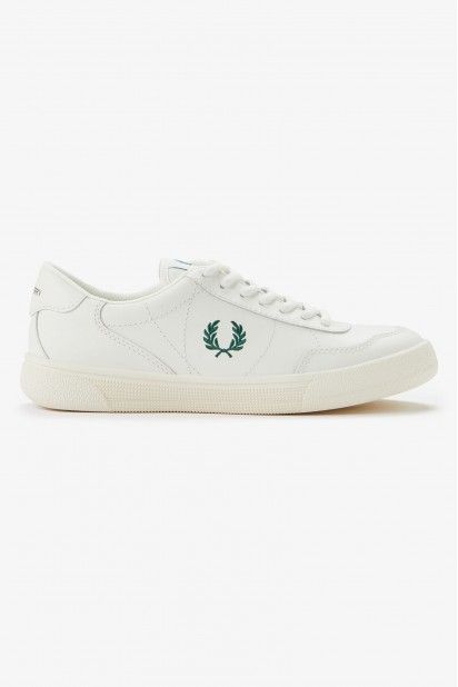 Sapatilhas FRED PERRY Leather Light Ecru B1324
