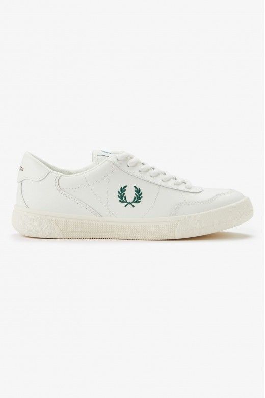Sapatilhas FRED PERRY Leather Light Ecru B1324 Sapatilhas FRED PERRY Leather Light Ecru B1324