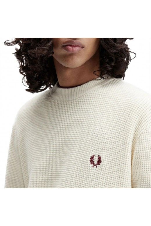 Camisola Homem FRED PERRY Textura K6507 Camisola Homem FRED PERRY Textura K6507
