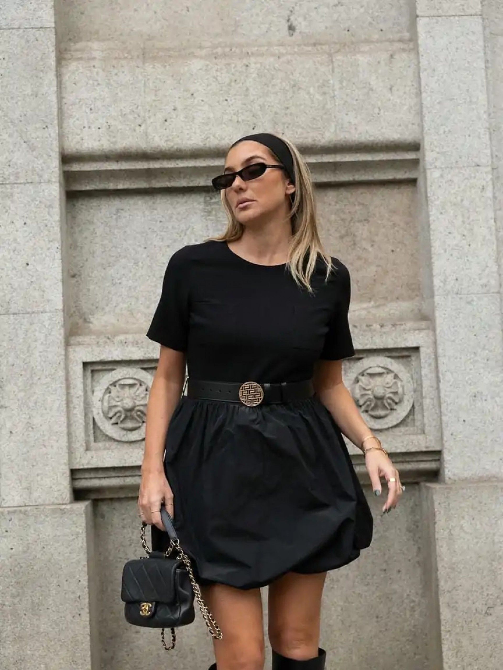 Vestido SCRIPTA Mix com cinto 255032