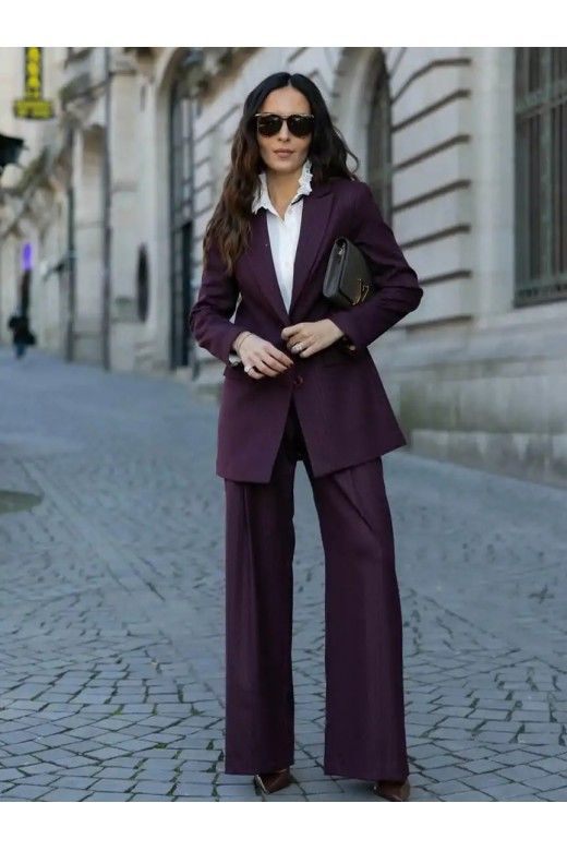 Calça Mulher SCRIPTA 255028 com prega Calça Mulher SCRIPTA 255028 com prega