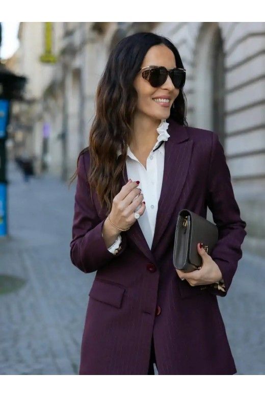 Blazer Mulher SCRIPTA 255027 Long