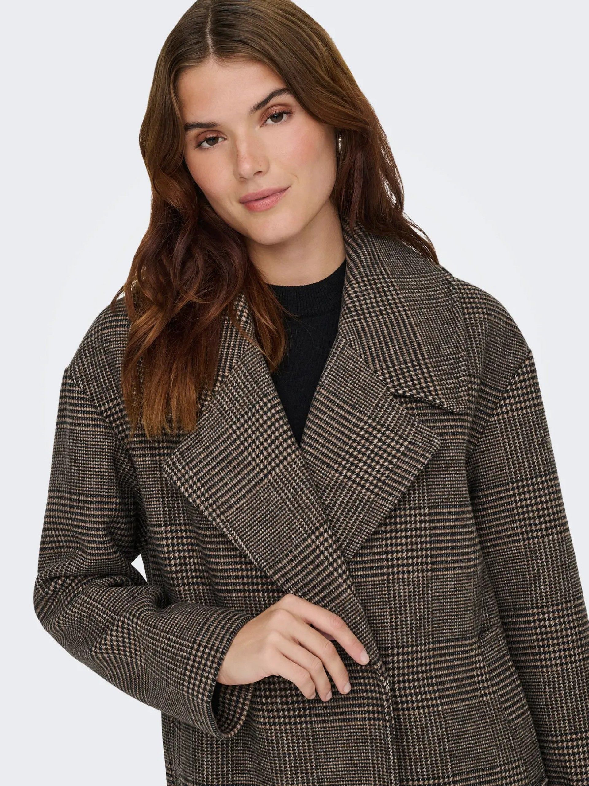 Casaco Mulher MADISON 3/4 Xadrez ONLY