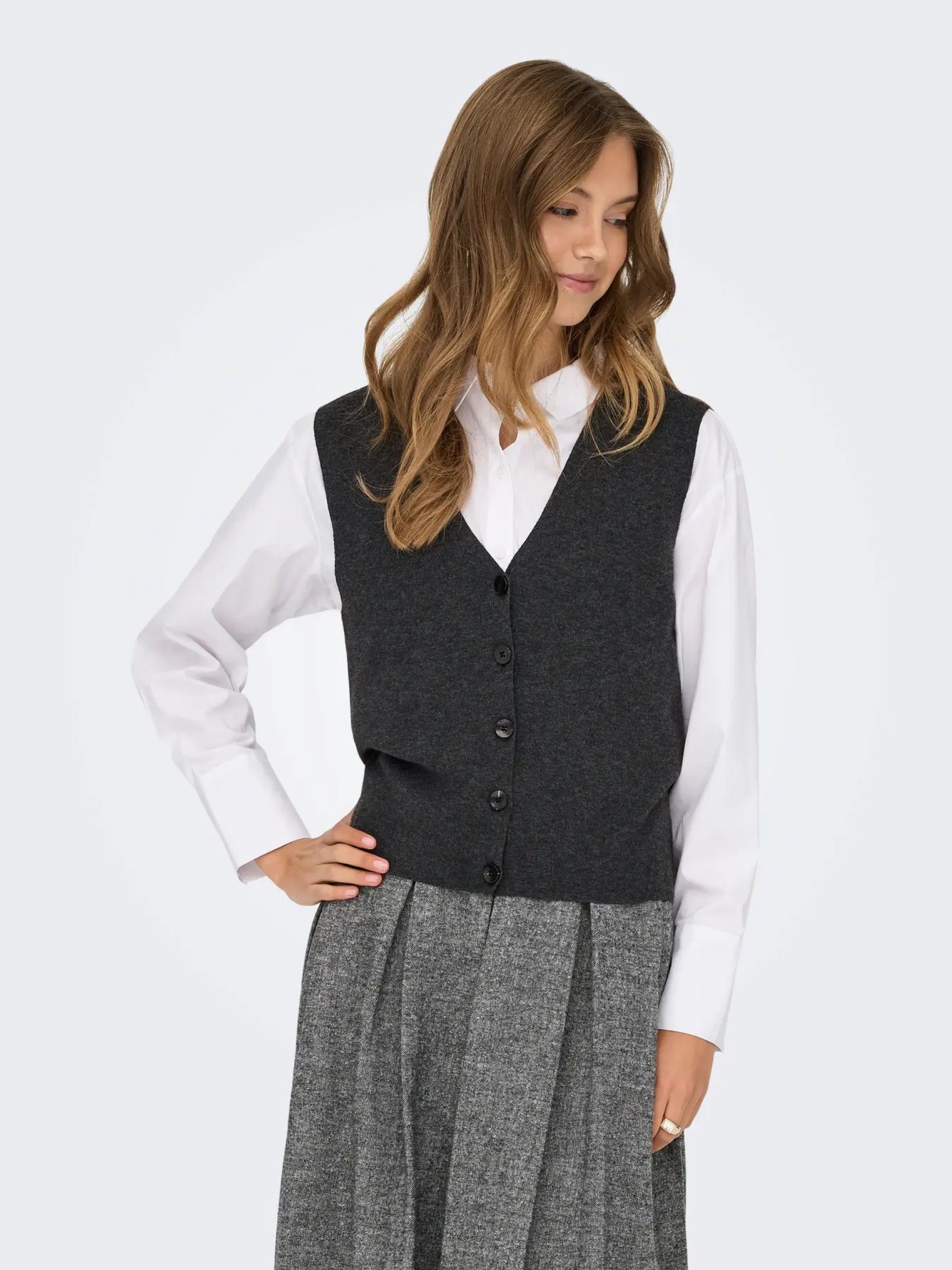 Colete Malha Mulher V BILLIE ONLY