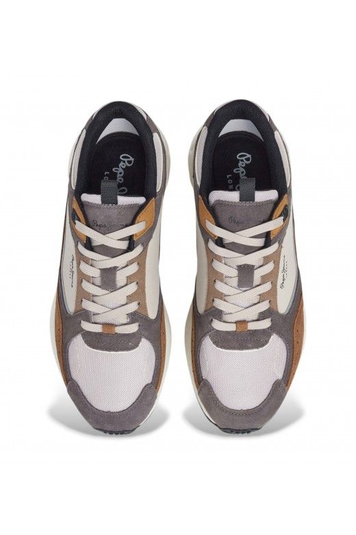 Sapatilhas Pepe Jeans Marlon Sports Homem Cinza PMS600002 Sapatilhas Pepe Jeans Marlon Sports Homem Cinza PMS600002