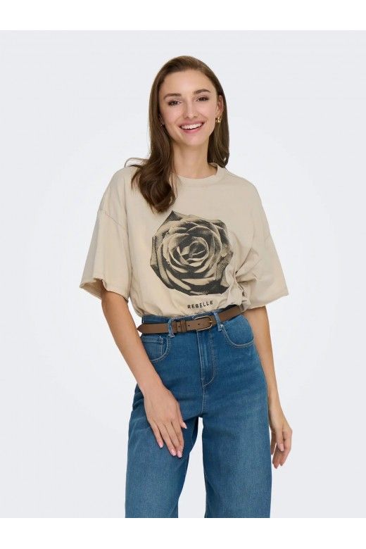 T-Shirt Mulher KINNA JRS Oversize ONLY T-Shirt Mulher KINNA JRS Oversize ONLY