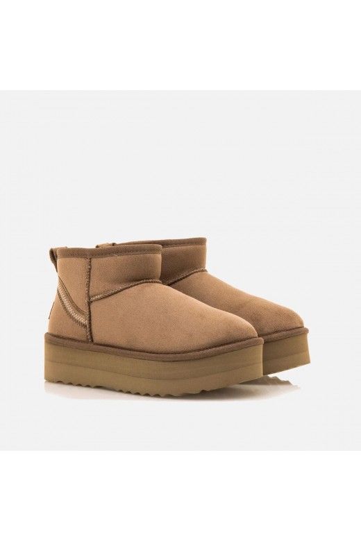 Botins Mulher com Pelo NUEZ 59733 MUSTANG Botins Mulher com Pelo NUEZ 59733 MUSTANG