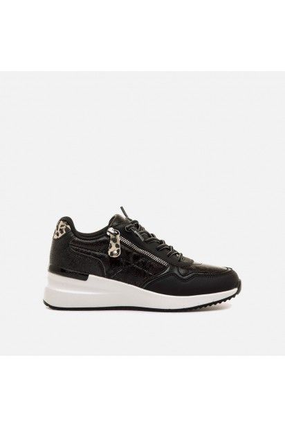 Sapatilhas Mulher Bulle Black 60820 MUSTANG