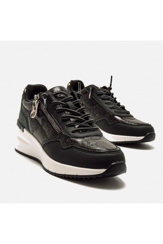 Sapatilhas Mulher Bulle Black 60820 MUSTANG Sapatilhas Mulher Bulle Black 60820 MUSTANG