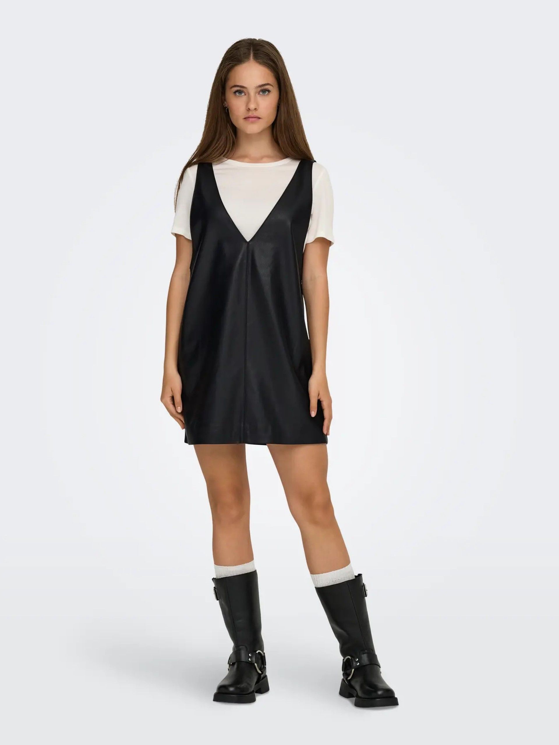 Vestido Faux Leather HEIDI ONLY