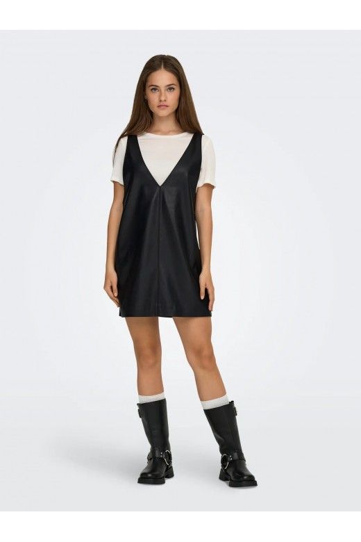 Vestido Faux Leather HEIDI ONLY Vestido Faux Leather HEIDI ONLY