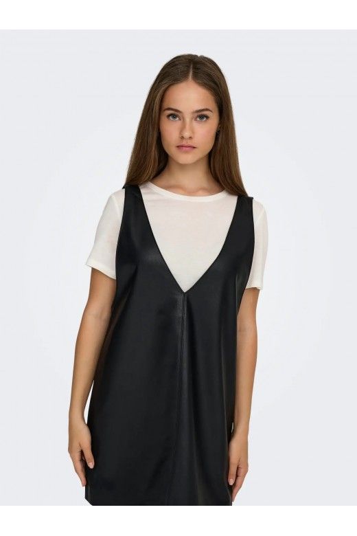 Vestido Faux Leather HEIDI ONLY Vestido Faux Leather HEIDI ONLY