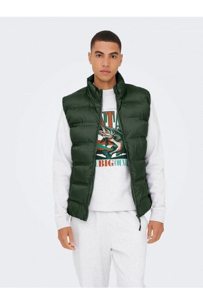 Colete UNION SEAMLESS PUFFER ONLY & SONS