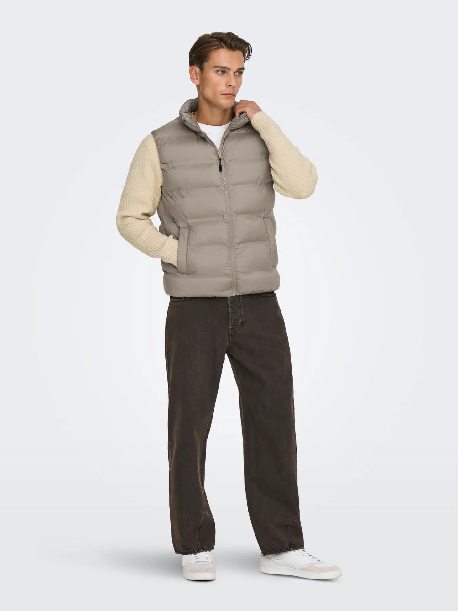 Colete UNION SEAMLESS PUFFER ONLY & SONS