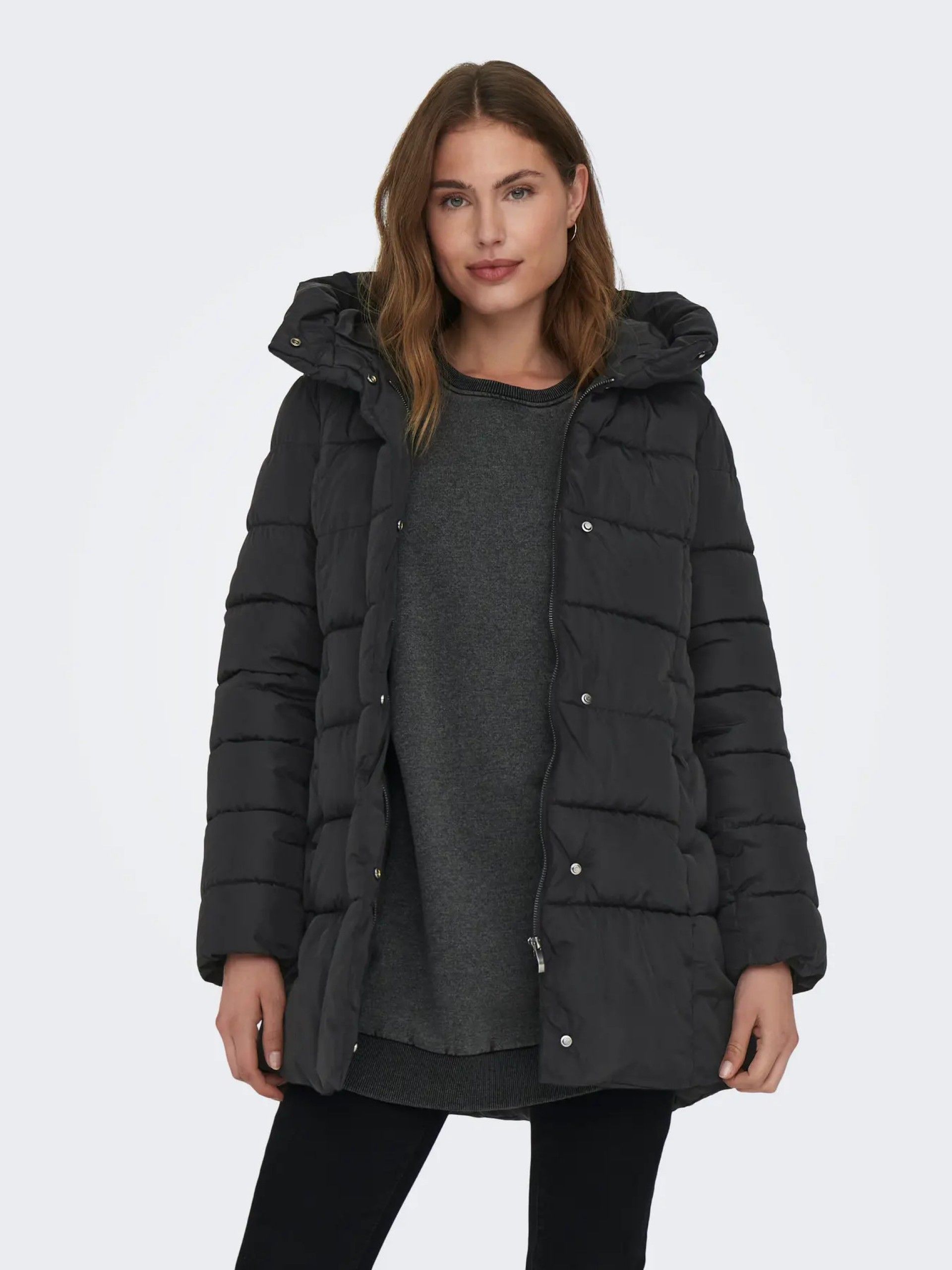 Casaco Mulher Puffer ONLY LINA com capuz