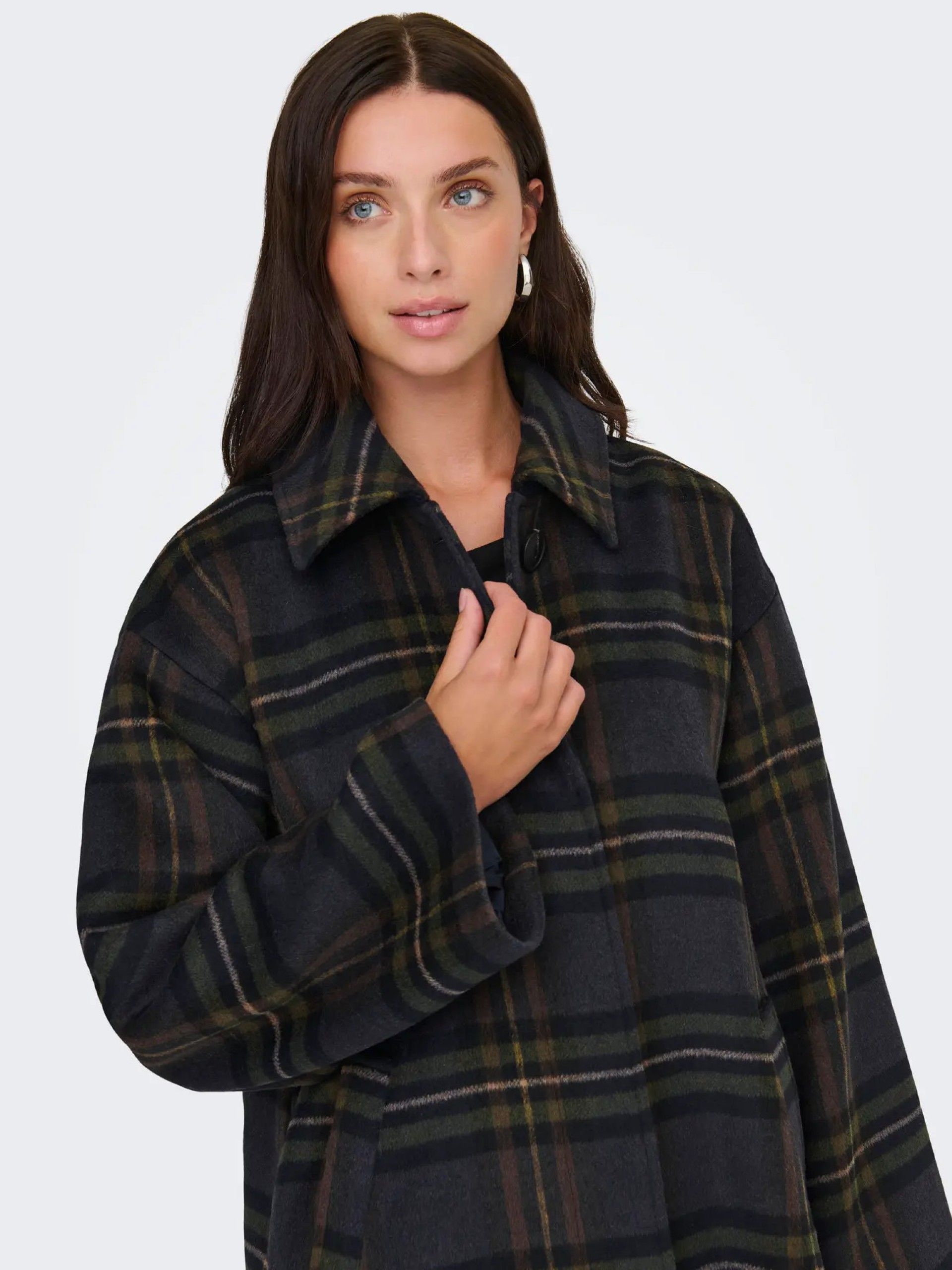 Casaco Mulher Xadrez Long BJORK ONLY