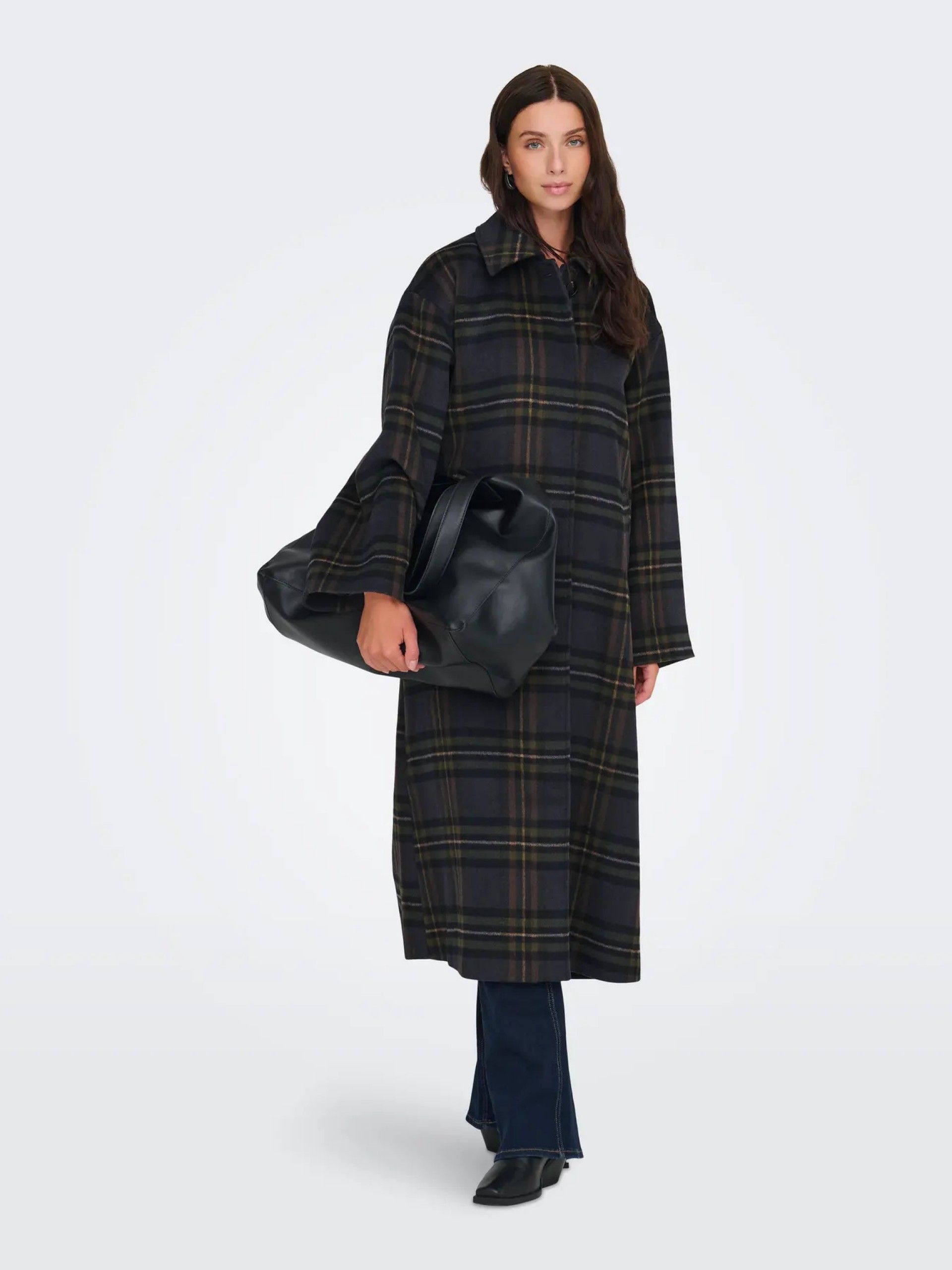 Casaco Mulher Xadrez Long BJORK ONLY