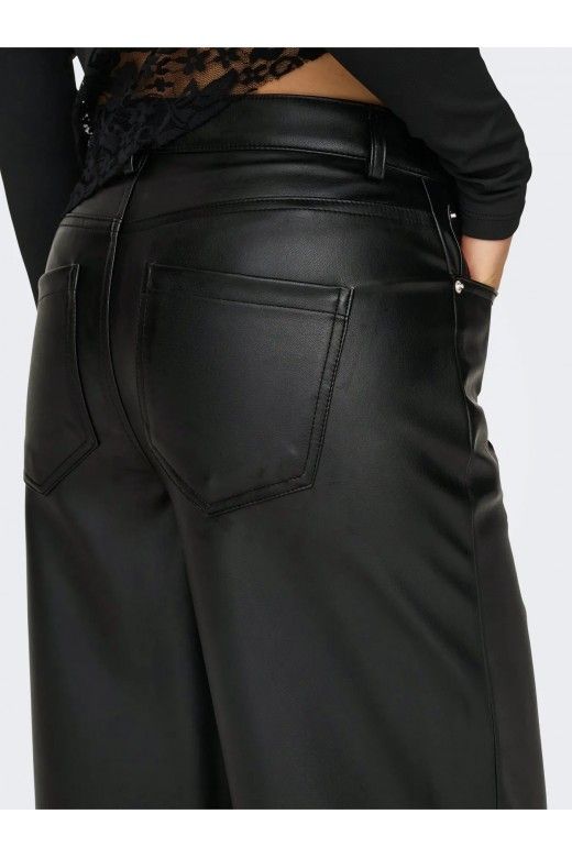 Calça Mulher Faux Leather KIRI HW STR ONLY Calça Mulher Faux Leather KIRI HW STR ONLY