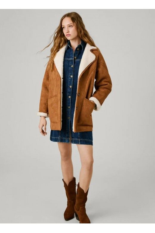 Casaco Mulher Pepe Jeans TERESA PL4024362 Casaco Mulher Pepe Jeans TERESA PL4024362