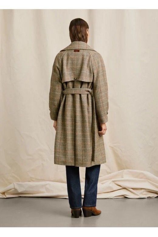 Casaco Mulher Pepe Jeans W11 TULSA WOOL Espinha Casaco Mulher Pepe Jeans W11 TULSA WOOL Espinha