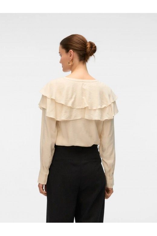 Top Blusa LIZZI Folhos VERO MODA Top Blusa LIZZI Folhos VERO MODA