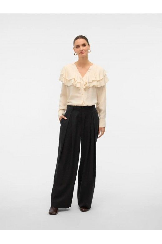 Top Blusa LIZZI Folhos VERO MODA Top Blusa LIZZI Folhos VERO MODA