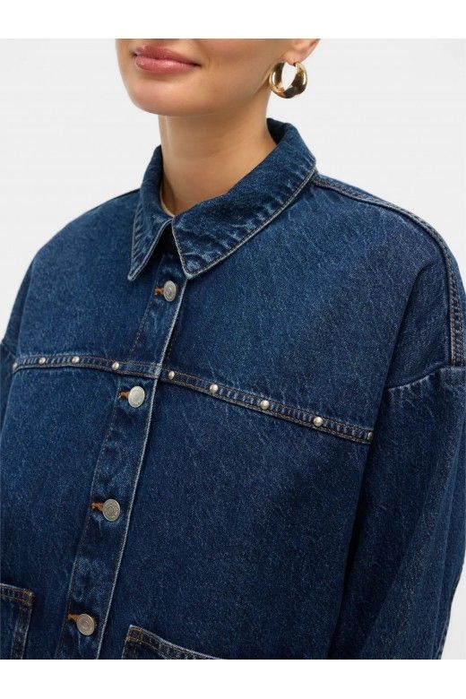 Camisa Jeans Mulher JAMIE VERO MODA Camisa Jeans Mulher JAMIE VERO MODA