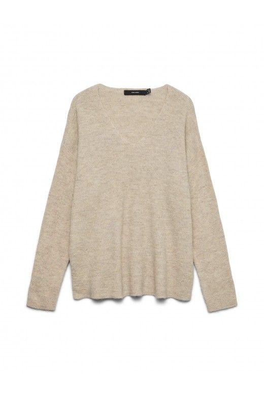 Camisola V Mulher CREWLEFILEGLITTER VERO MODA Camisola V Mulher CREWLEFILEGLITTER VERO MODA