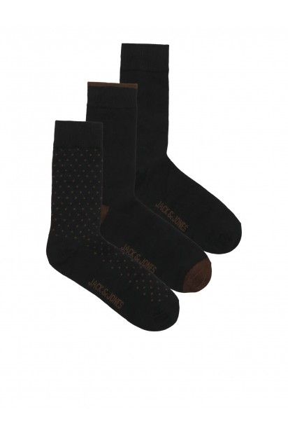 Meias Homem Organic caixa Pack 3 Jack Jones