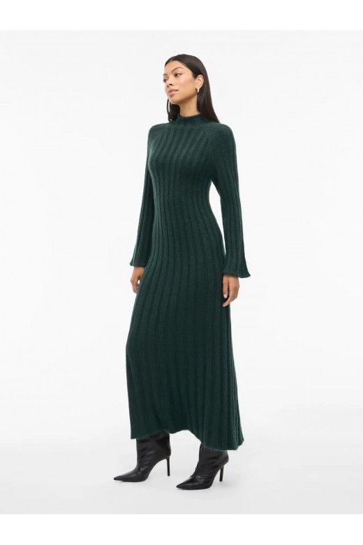 Vestido Malha CLEO Gola Subida VILA Vestido Malha CLEO Gola Subida VILA
