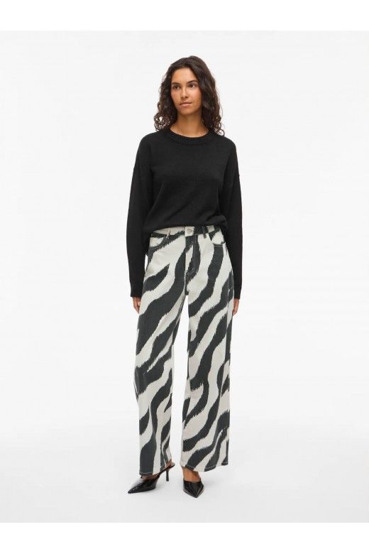 Calça Mulher Jeans FREYA ZENSA Print VILA Calça Mulher Jeans FREYA ZENSA Print VILA
