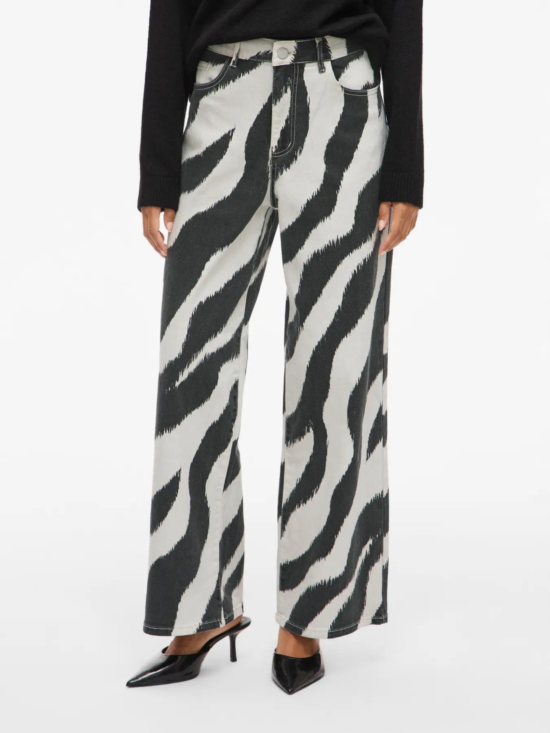 Calça Mulher Jeans FREYA ZENSA Print VILA