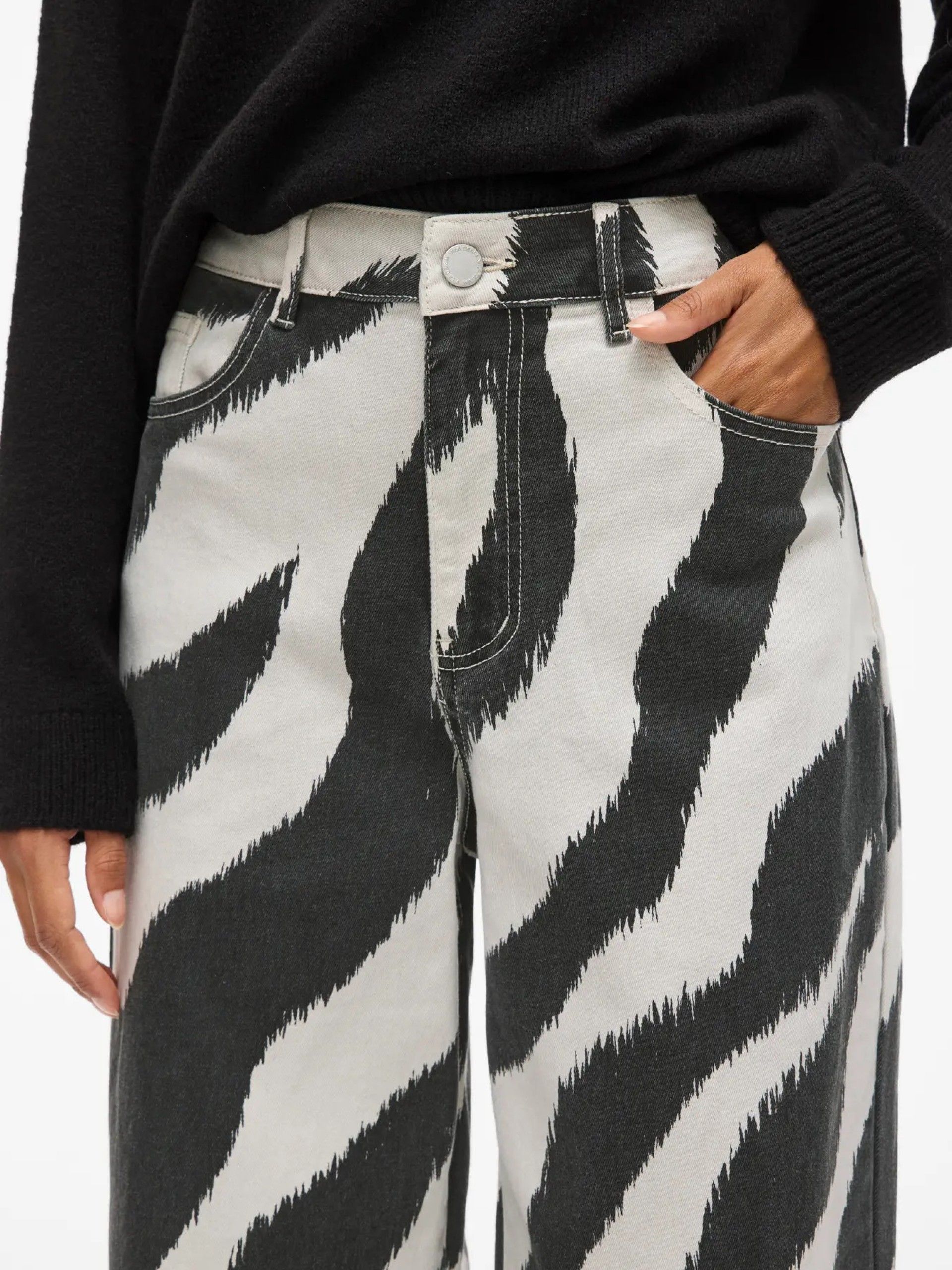 Calça Mulher Jeans FREYA ZENSA Print VILA