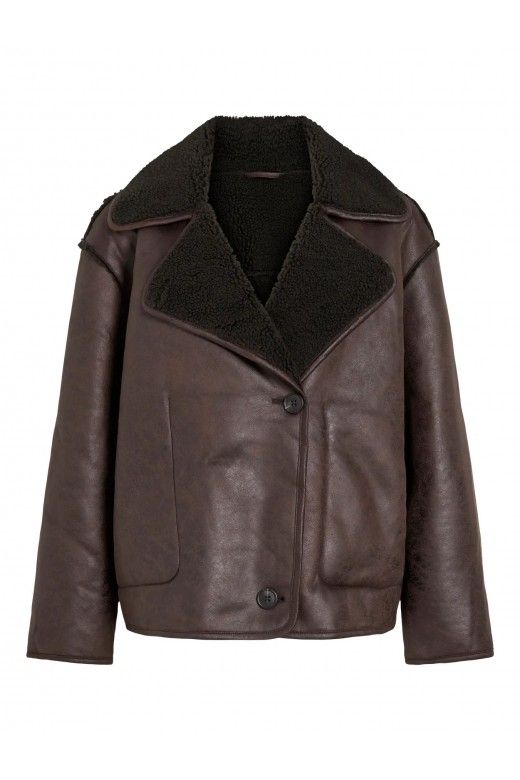 Casaco Mulher KADERA Faux Suede VILA Casaco Mulher KADERA Faux Suede VILA